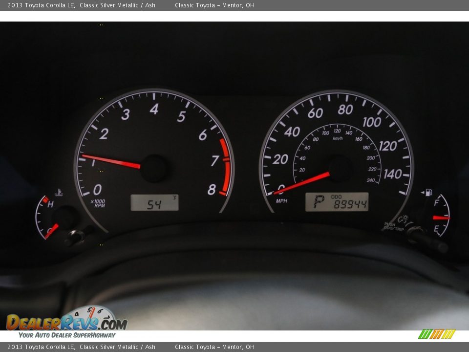 2013 Toyota Corolla LE Classic Silver Metallic / Ash Photo #8