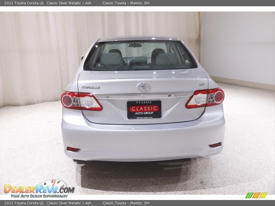 2013 Toyota Corolla LE Classic Silver Metallic / Ash Photo #17