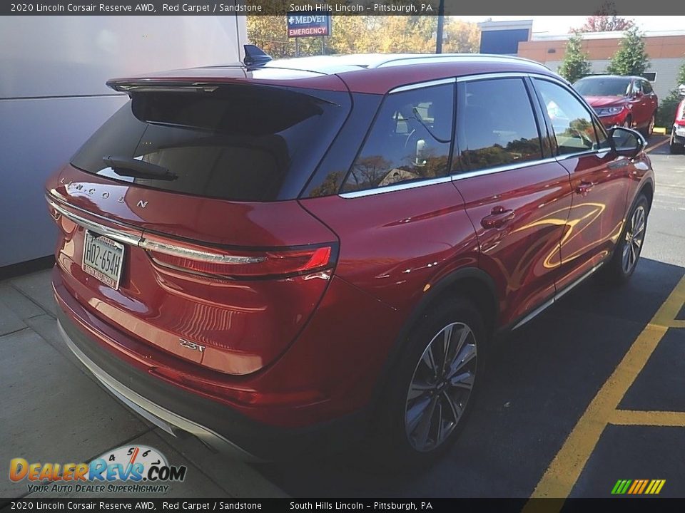 2020 Lincoln Corsair Reserve AWD Red Carpet / Sandstone Photo #3