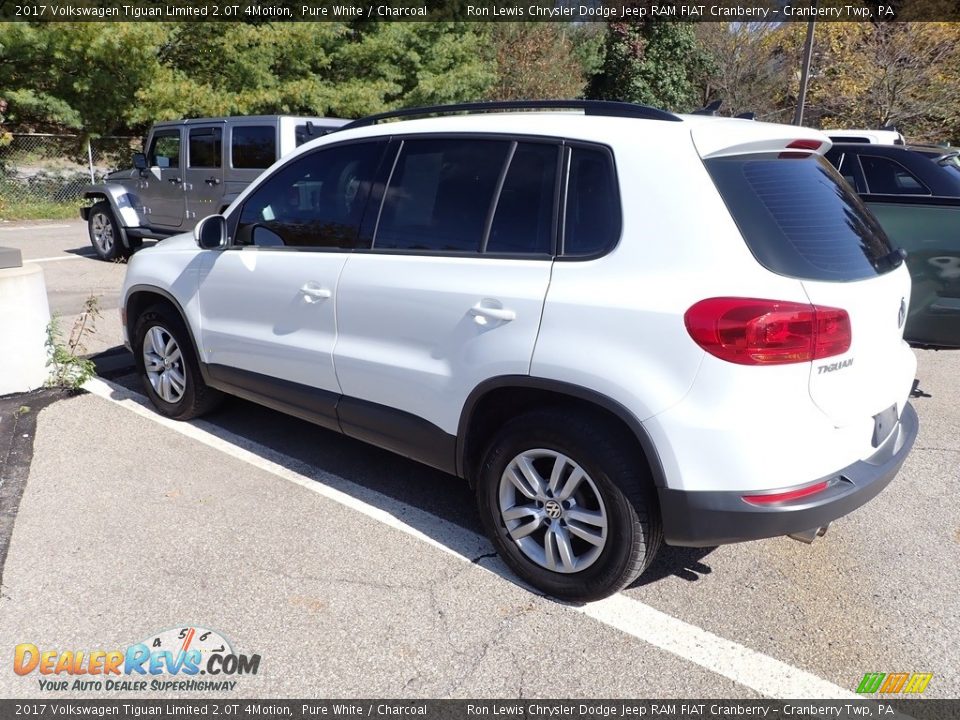 2017 Volkswagen Tiguan Limited 2.0T 4Motion Pure White / Charcoal Photo #2