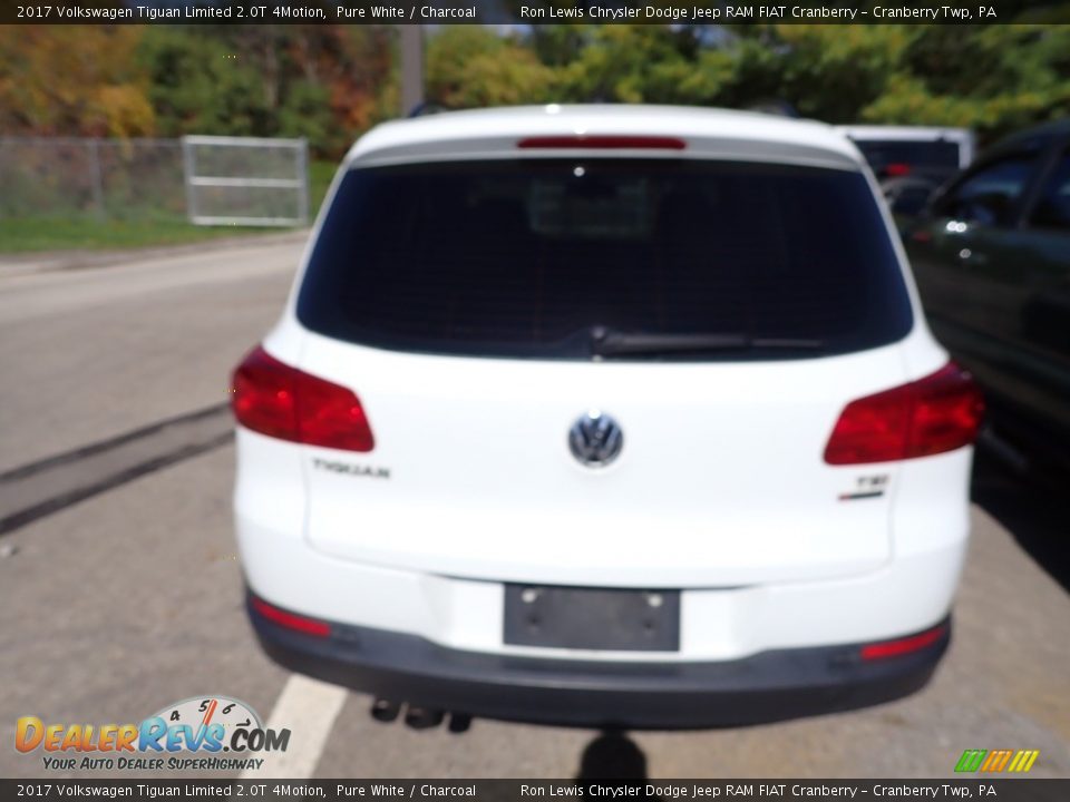 2017 Volkswagen Tiguan Limited 2.0T 4Motion Pure White / Charcoal Photo #3