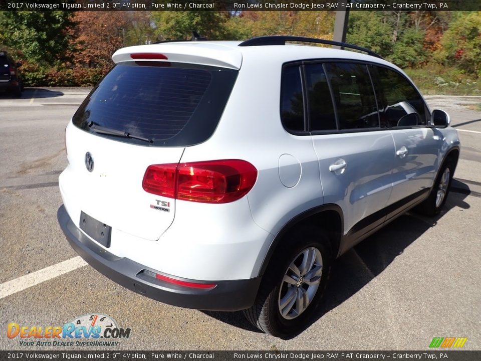 2017 Volkswagen Tiguan Limited 2.0T 4Motion Pure White / Charcoal Photo #4