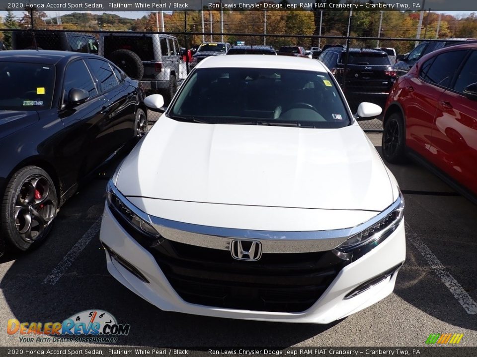 2020 Honda Accord Sport Sedan Platinum White Pearl / Black Photo #2