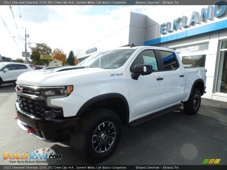 2022 Chevrolet Silverado 1500 ZR2 Crew Cab 4x4 Summit White / Jet Black/­Graystone Photo #1