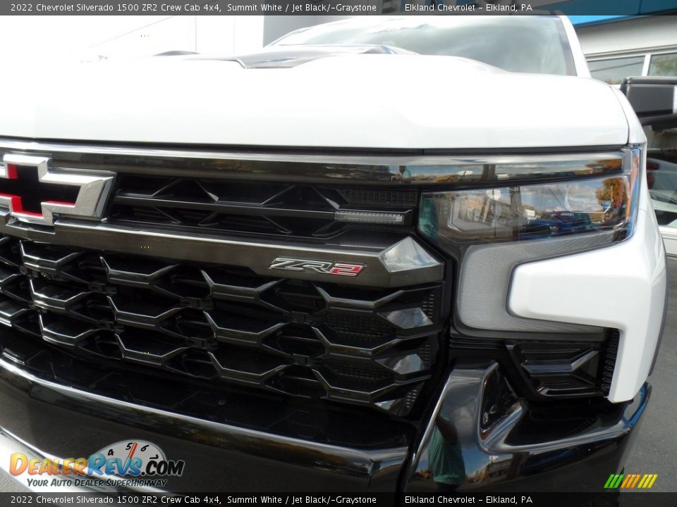 2022 Chevrolet Silverado 1500 ZR2 Crew Cab 4x4 Summit White / Jet Black/­Graystone Photo #3