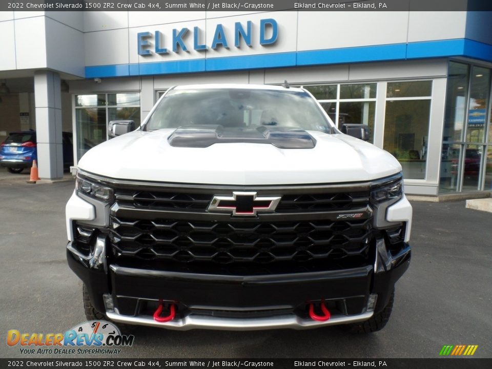 2022 Chevrolet Silverado 1500 ZR2 Crew Cab 4x4 Summit White / Jet Black/­Graystone Photo #4