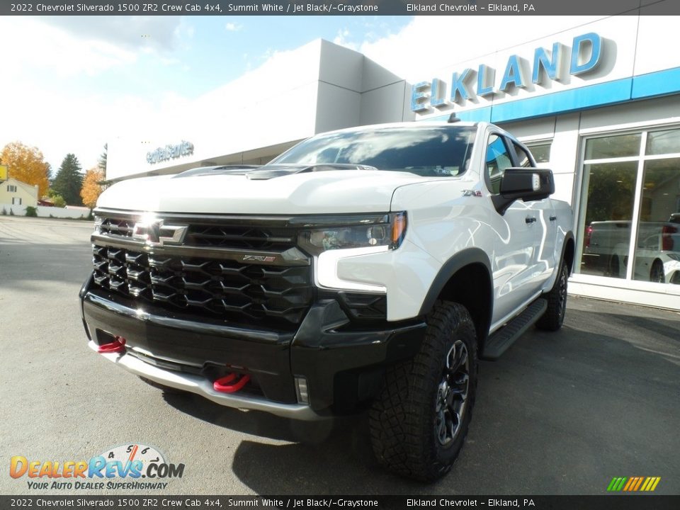 2022 Chevrolet Silverado 1500 ZR2 Crew Cab 4x4 Summit White / Jet Black/­Graystone Photo #7