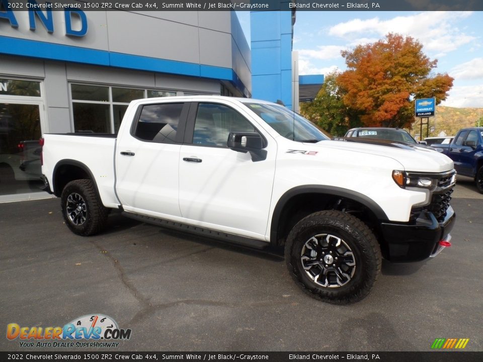 2022 Chevrolet Silverado 1500 ZR2 Crew Cab 4x4 Summit White / Jet Black/­Graystone Photo #8