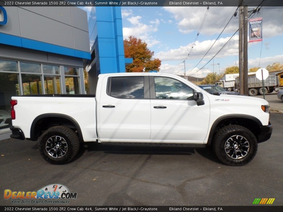 2022 Chevrolet Silverado 1500 ZR2 Crew Cab 4x4 Summit White / Jet Black/­Graystone Photo #9