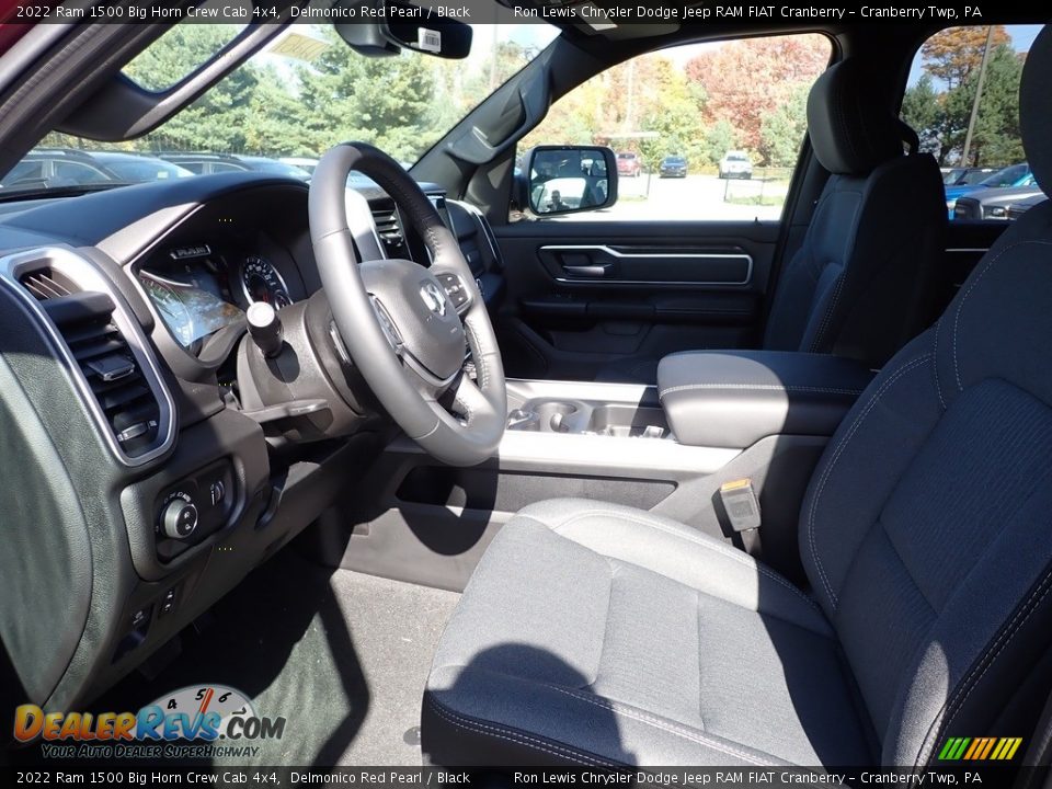 2022 Ram 1500 Big Horn Crew Cab 4x4 Delmonico Red Pearl / Black Photo #14