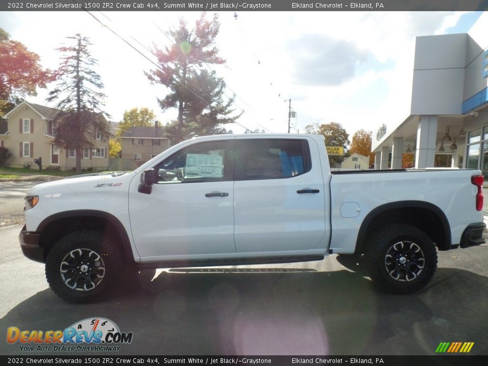 2022 Chevrolet Silverado 1500 ZR2 Crew Cab 4x4 Summit White / Jet Black/­Graystone Photo #16