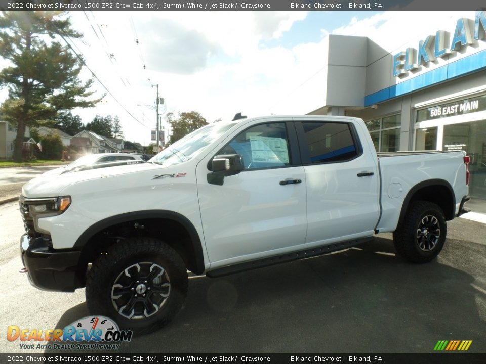 2022 Chevrolet Silverado 1500 ZR2 Crew Cab 4x4 Summit White / Jet Black/­Graystone Photo #17