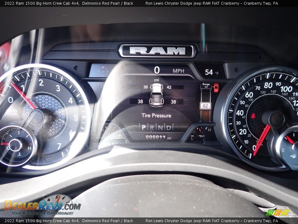 2022 Ram 1500 Big Horn Crew Cab 4x4 Delmonico Red Pearl / Black Photo #17