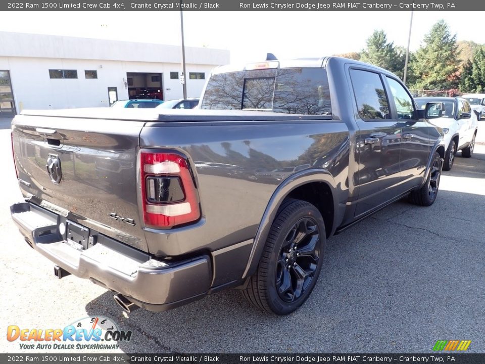 2022 Ram 1500 Limited Crew Cab 4x4 Granite Crystal Metallic / Black Photo #5