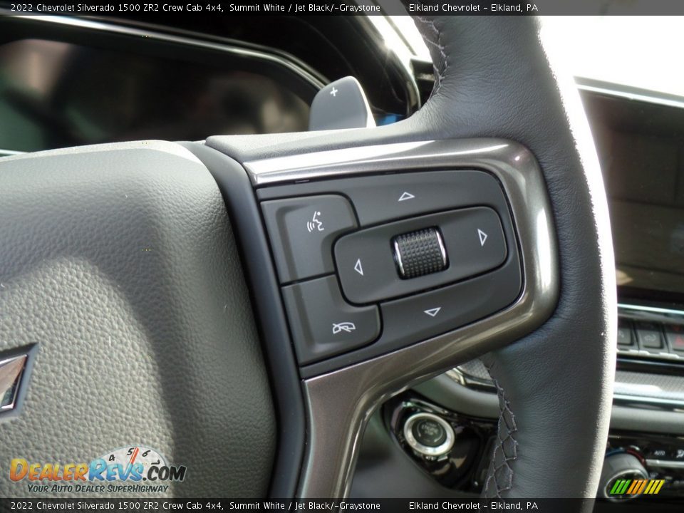 2022 Chevrolet Silverado 1500 ZR2 Crew Cab 4x4 Summit White / Jet Black/­Graystone Photo #33