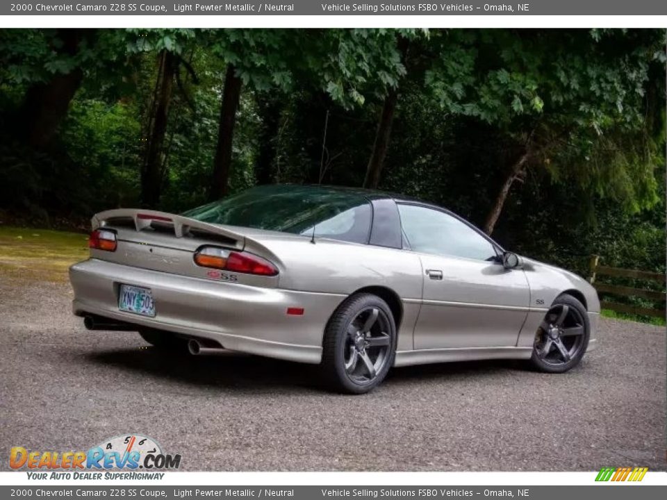 2000 Chevrolet Camaro Z28 SS Coupe Light Pewter Metallic / Neutral Photo #2