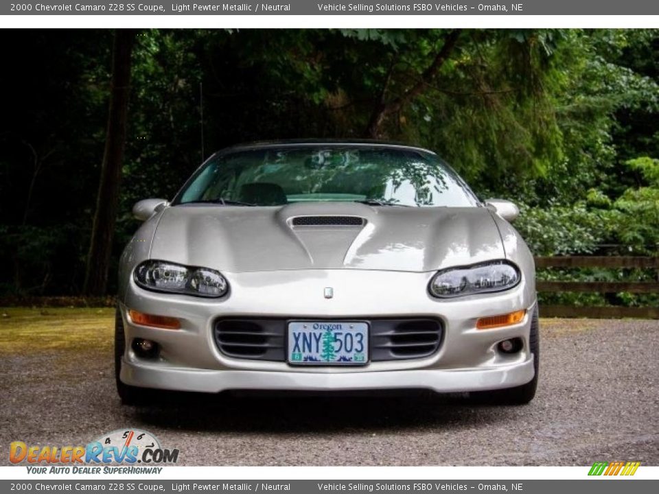 Light Pewter Metallic 2000 Chevrolet Camaro Z28 SS Coupe Photo #3