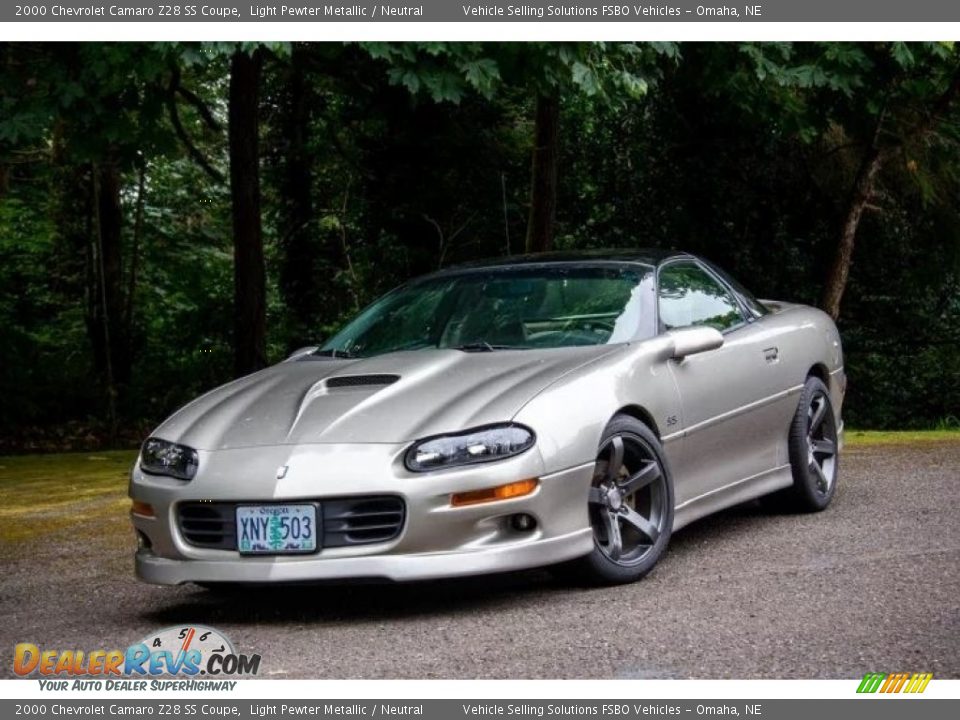 Light Pewter Metallic 2000 Chevrolet Camaro Z28 SS Coupe Photo #4