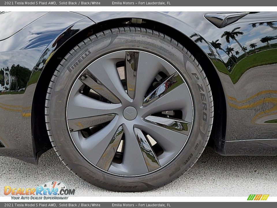 2021 Tesla Model S Plaid AWD Wheel Photo #12