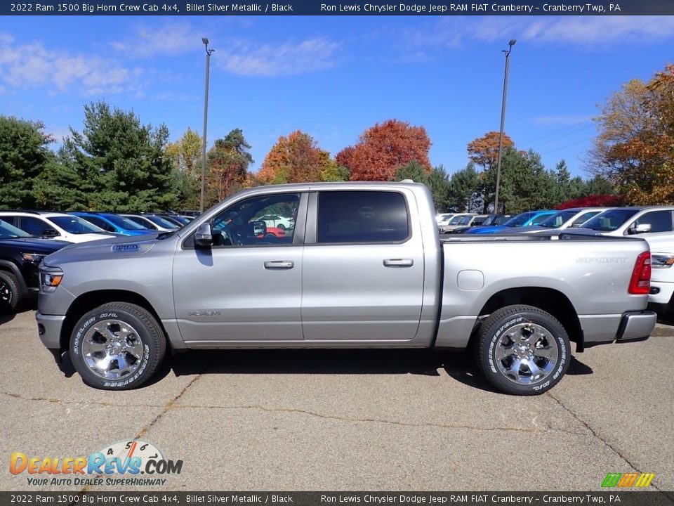 2022 Ram 1500 Big Horn Crew Cab 4x4 Billet Silver Metallic / Black Photo #2