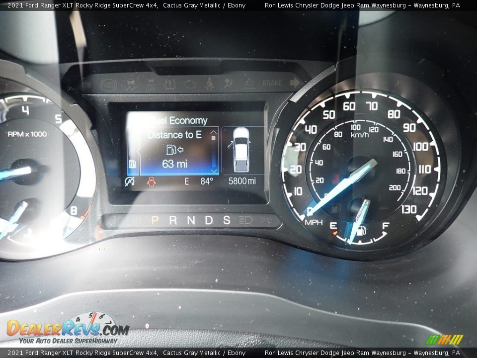 2021 Ford Ranger XLT Rocky Ridge SuperCrew 4x4 Gauges Photo #20