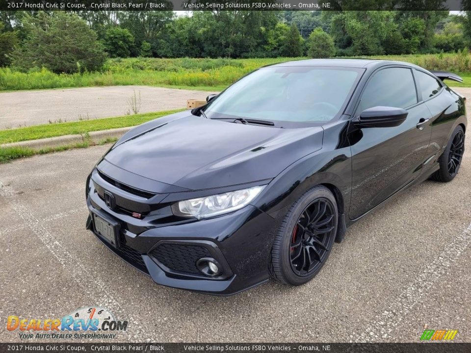 2017 Honda Civic Si Coupe Crystal Black Pearl / Black Photo #2