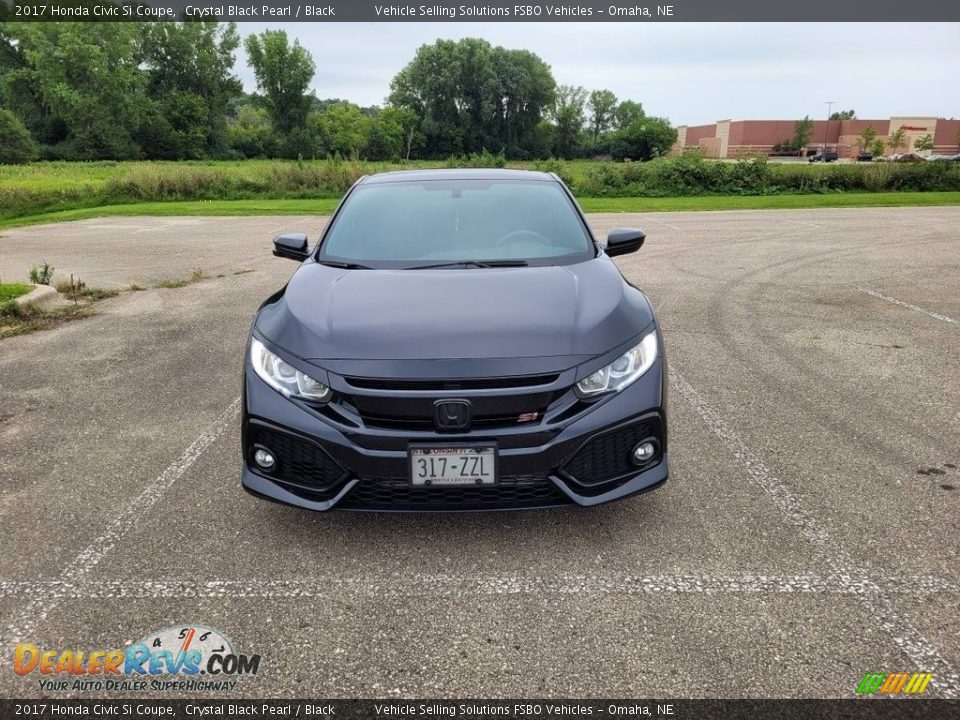 2017 Honda Civic Si Coupe Crystal Black Pearl / Black Photo #3