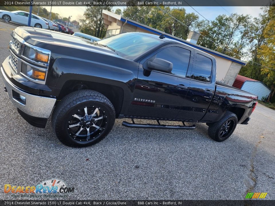 2014 Chevrolet Silverado 1500 LT Double Cab 4x4 Black / Cocoa/Dune Photo #1