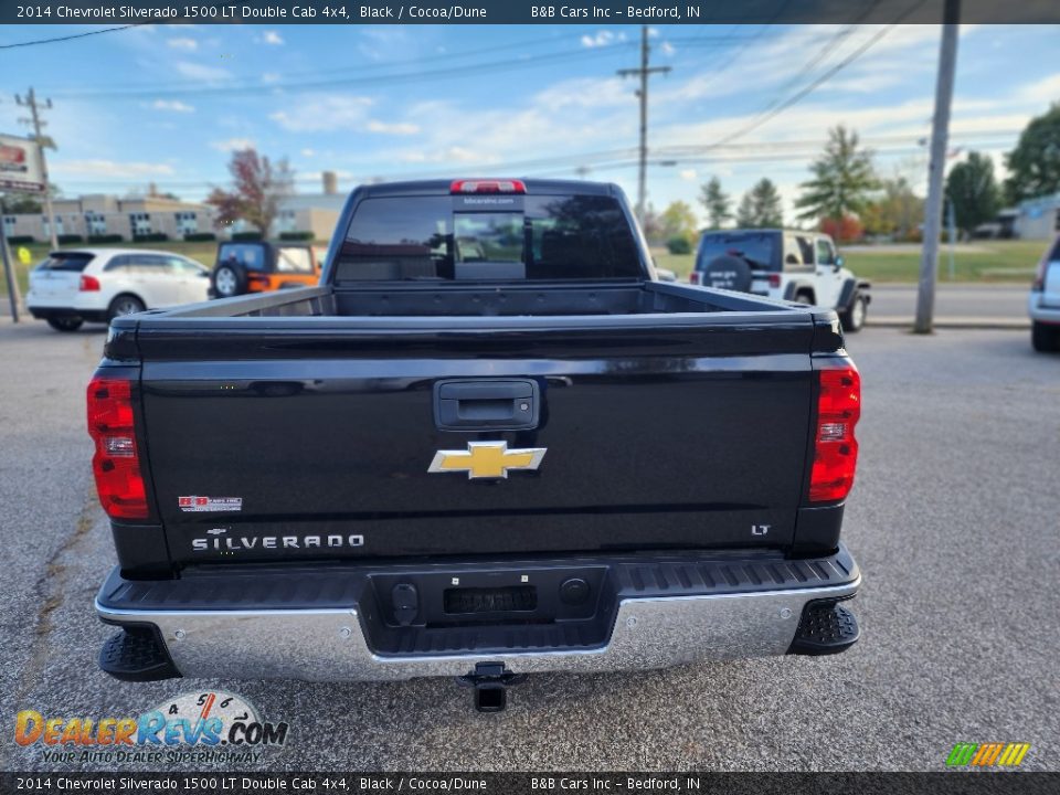 2014 Chevrolet Silverado 1500 LT Double Cab 4x4 Black / Cocoa/Dune Photo #3