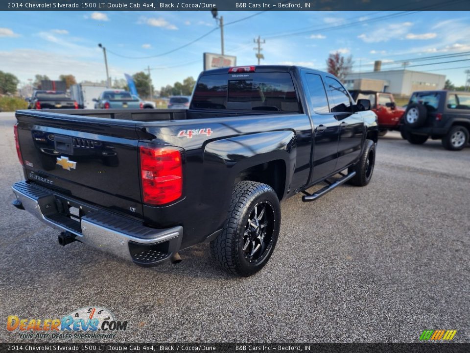 2014 Chevrolet Silverado 1500 LT Double Cab 4x4 Black / Cocoa/Dune Photo #4