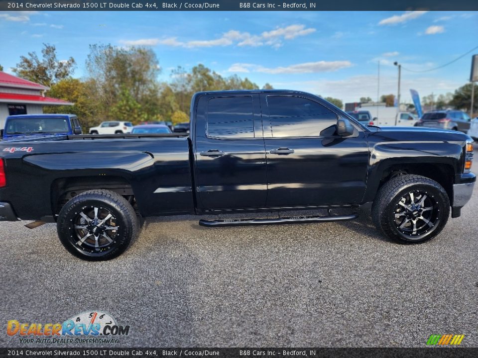 2014 Chevrolet Silverado 1500 LT Double Cab 4x4 Black / Cocoa/Dune Photo #5