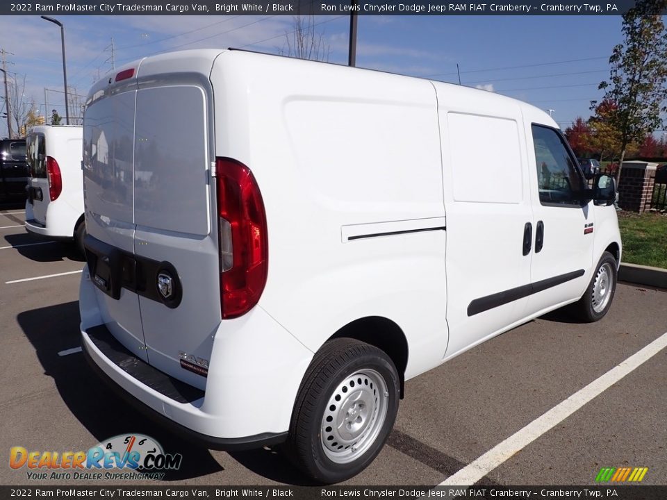 2022 Ram ProMaster City Tradesman Cargo Van Bright White / Black Photo #5