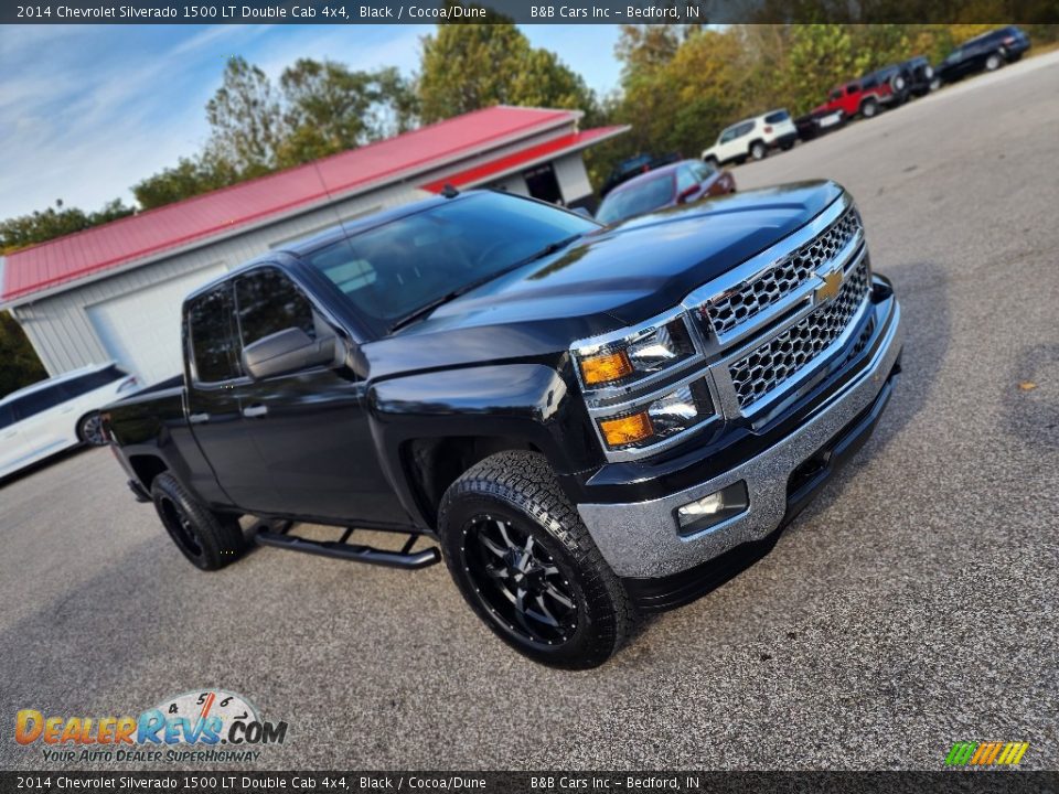 2014 Chevrolet Silverado 1500 LT Double Cab 4x4 Black / Cocoa/Dune Photo #6