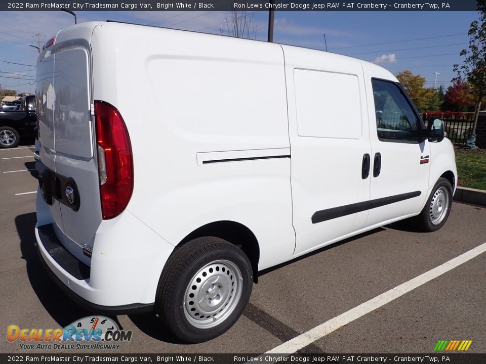 2022 Ram ProMaster City Tradesman Cargo Van Bright White / Black Photo #6