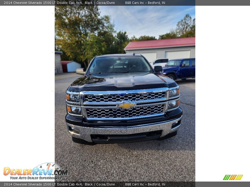 2014 Chevrolet Silverado 1500 LT Double Cab 4x4 Black / Cocoa/Dune Photo #7