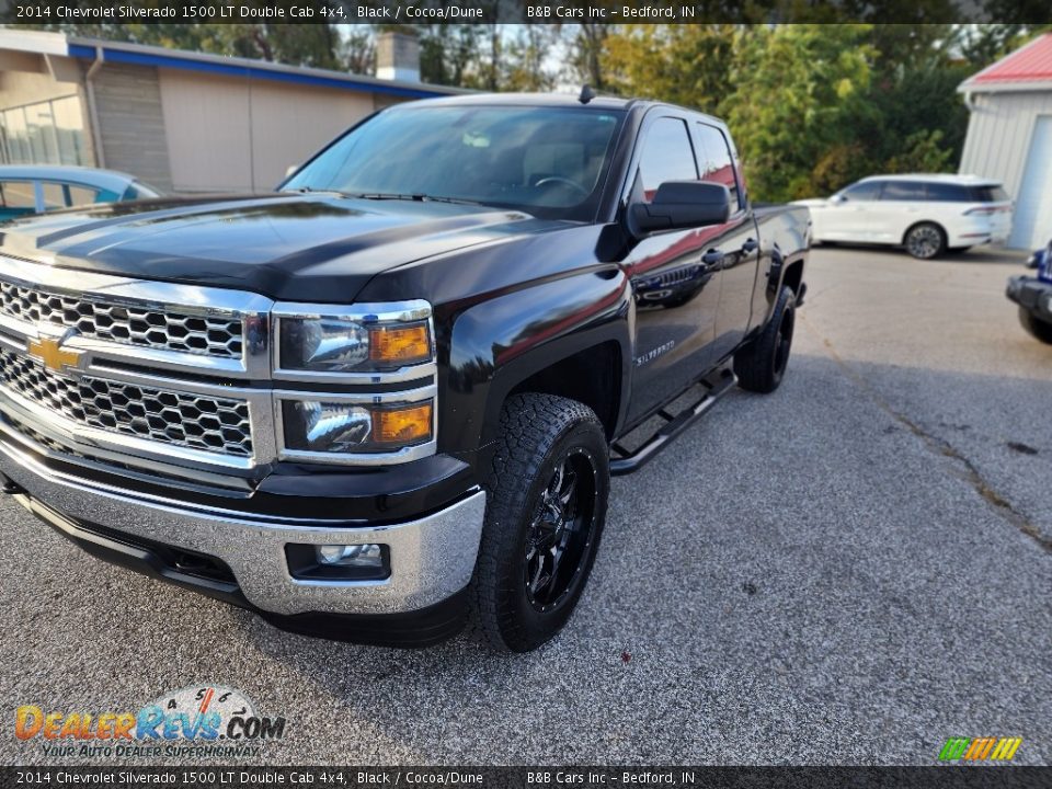 2014 Chevrolet Silverado 1500 LT Double Cab 4x4 Black / Cocoa/Dune Photo #8