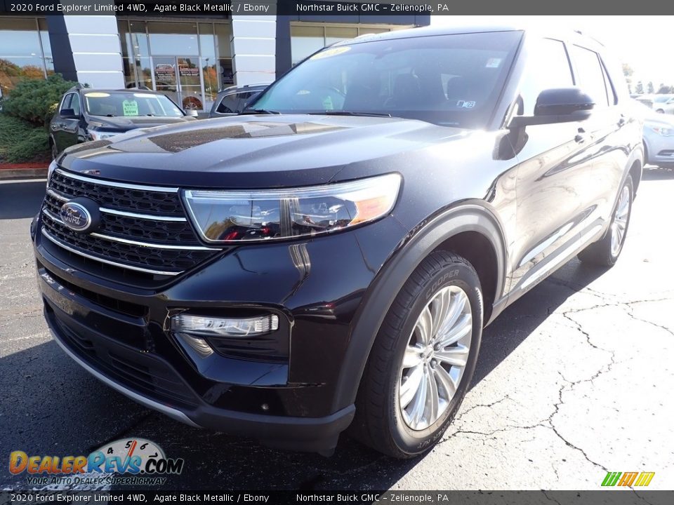 2020 Ford Explorer Limited 4WD Agate Black Metallic / Ebony Photo #12