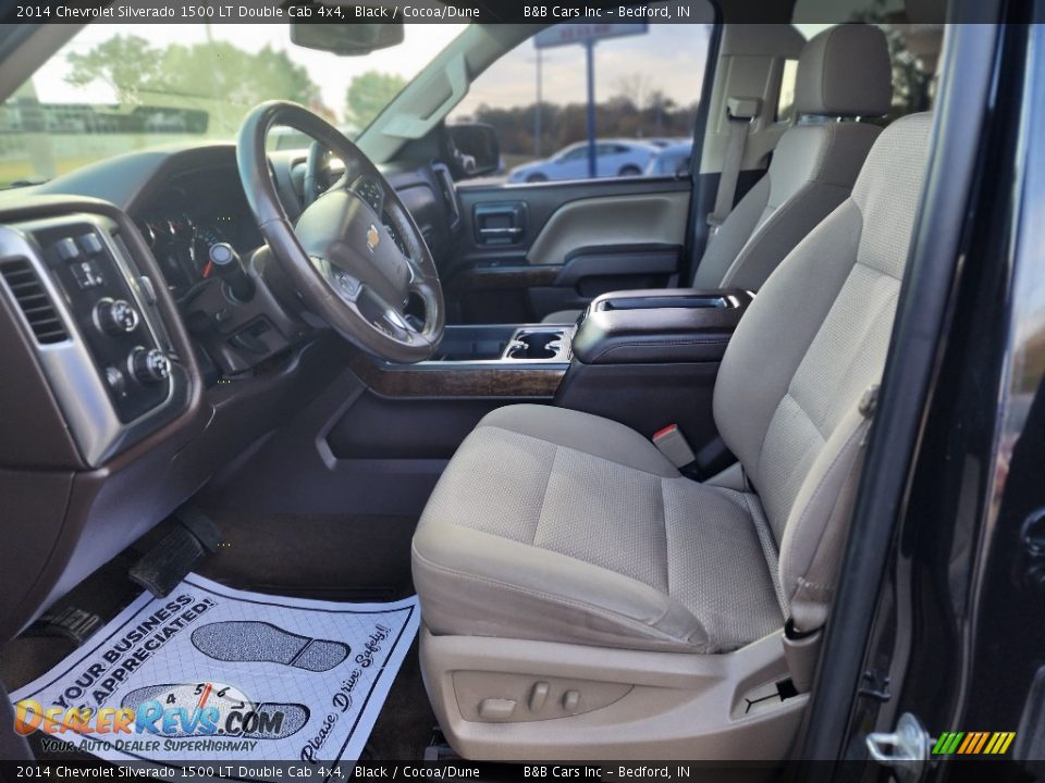 2014 Chevrolet Silverado 1500 LT Double Cab 4x4 Black / Cocoa/Dune Photo #9
