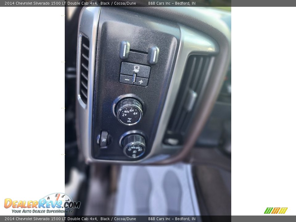 2014 Chevrolet Silverado 1500 LT Double Cab 4x4 Black / Cocoa/Dune Photo #10