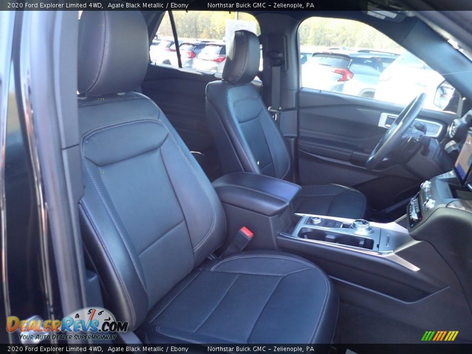 2020 Ford Explorer Limited 4WD Agate Black Metallic / Ebony Photo #15
