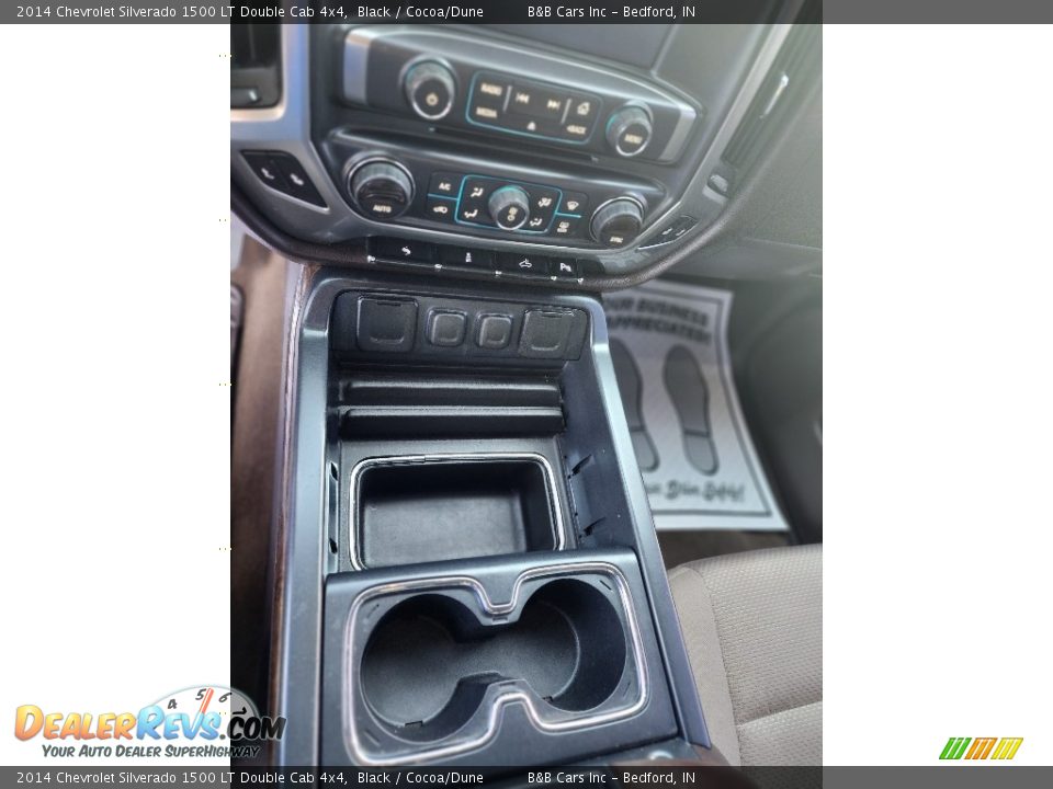 2014 Chevrolet Silverado 1500 LT Double Cab 4x4 Black / Cocoa/Dune Photo #13