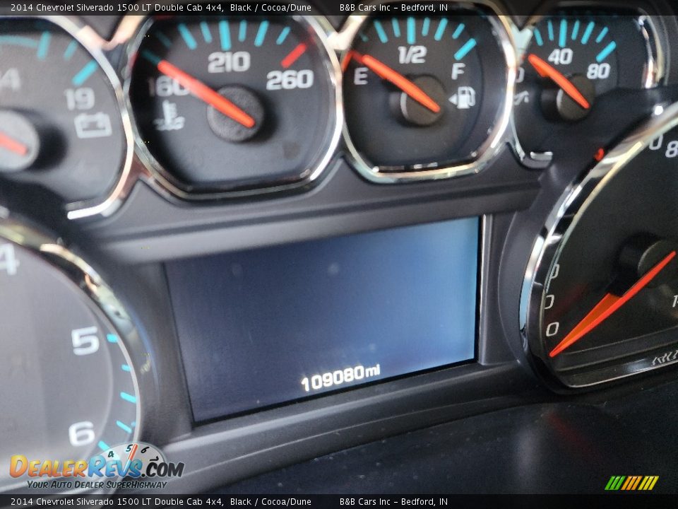 2014 Chevrolet Silverado 1500 LT Double Cab 4x4 Black / Cocoa/Dune Photo #14