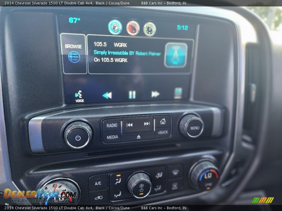 2014 Chevrolet Silverado 1500 LT Double Cab 4x4 Black / Cocoa/Dune Photo #15