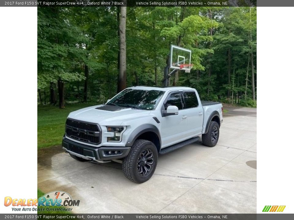 2017 Ford F150 SVT Raptor SuperCrew 4x4 Oxford White / Black Photo #1