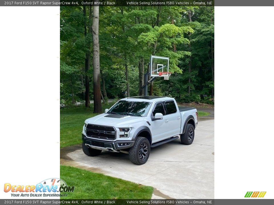 2017 Ford F150 SVT Raptor SuperCrew 4x4 Oxford White / Black Photo #2