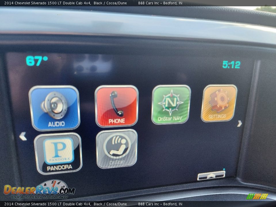 2014 Chevrolet Silverado 1500 LT Double Cab 4x4 Black / Cocoa/Dune Photo #17