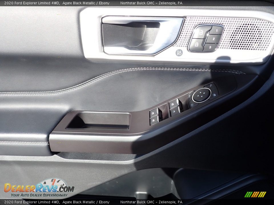 2020 Ford Explorer Limited 4WD Agate Black Metallic / Ebony Photo #23