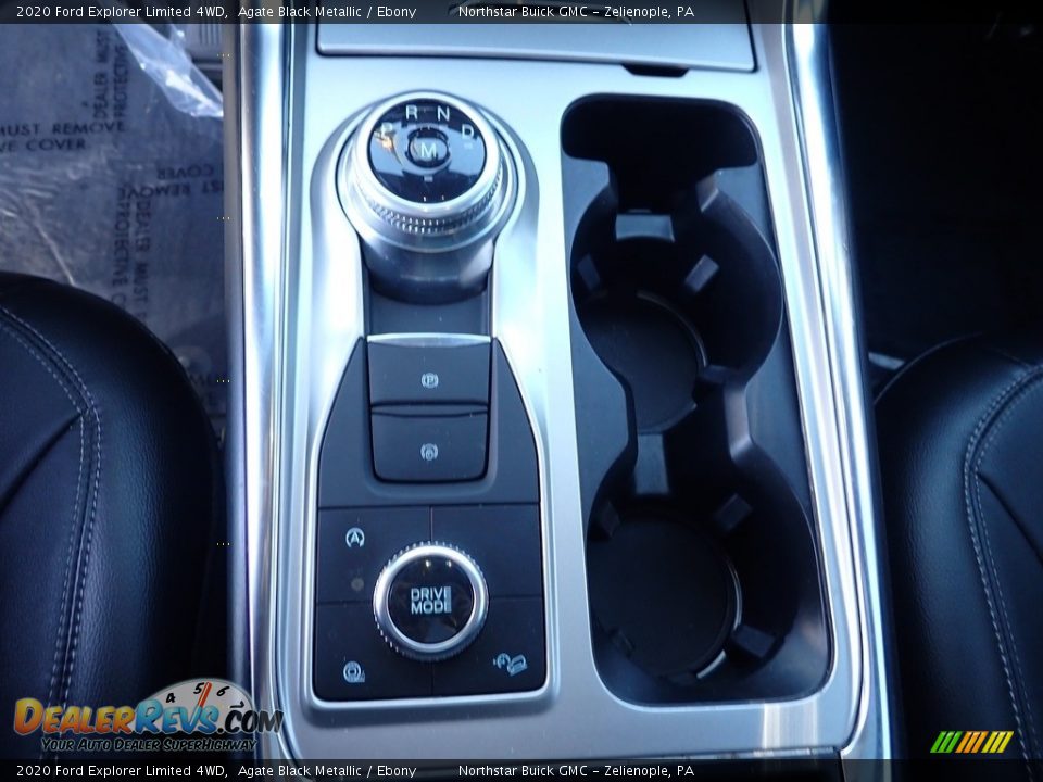 2020 Ford Explorer Limited 4WD Agate Black Metallic / Ebony Photo #28
