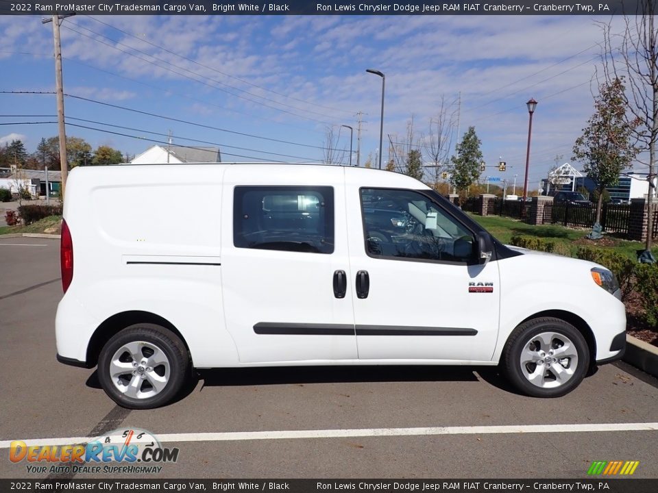 2022 Ram ProMaster City Tradesman Cargo Van Bright White / Black Photo #4