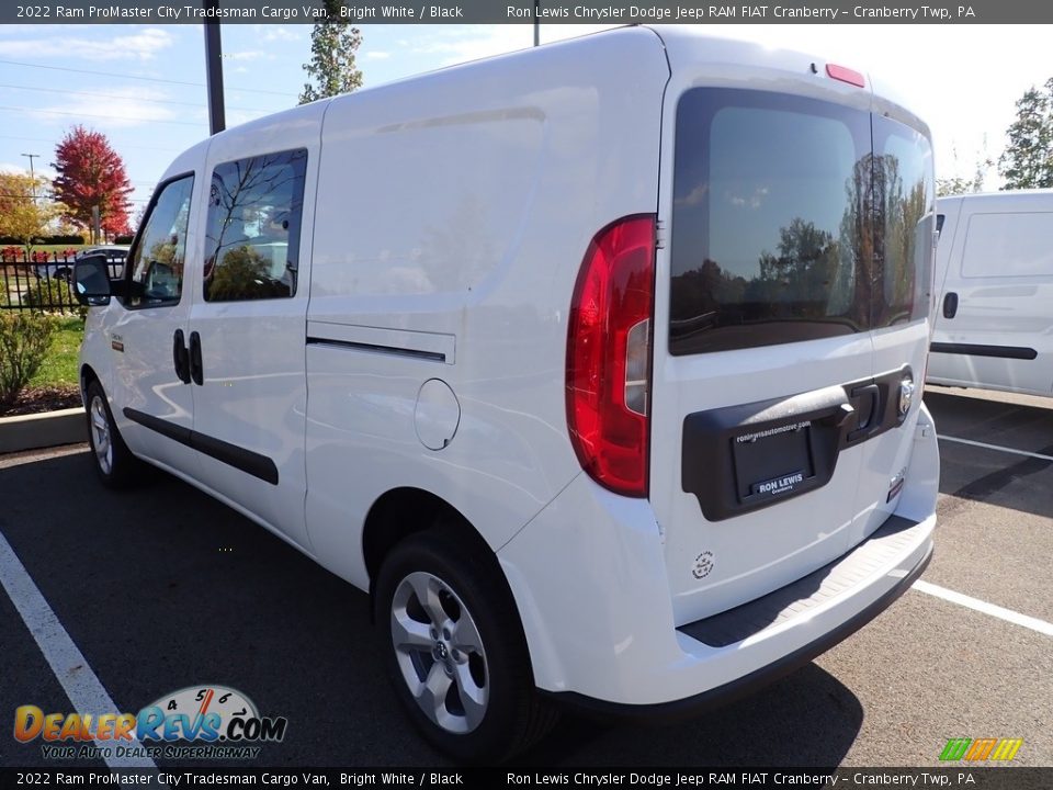 2022 Ram ProMaster City Tradesman Cargo Van Bright White / Black Photo #7